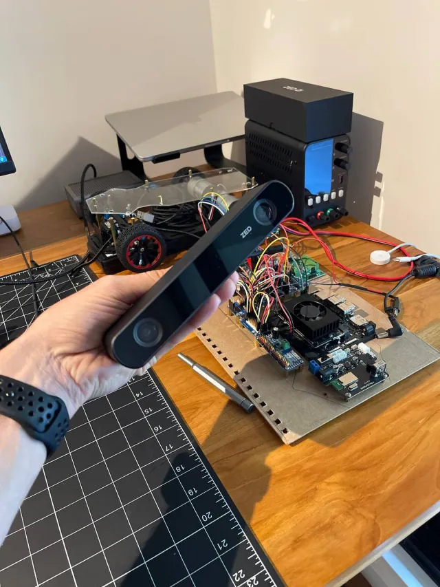Picked up a package from the US today with the ZED 2i… (photo)