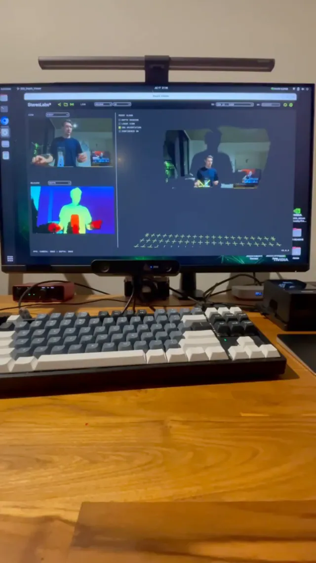 Played around a bit with depth estimation (video)
