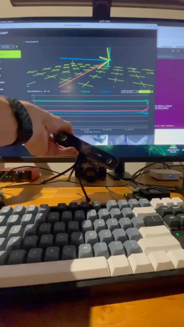 There’s also an IMU in the camera (video)