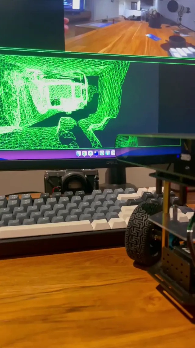 Spatial mapping + three.js (video)