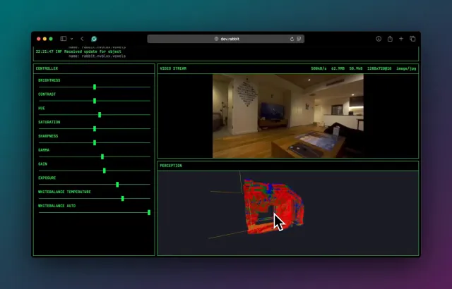 The next step was hooking up the vision pipeline to the… (video)