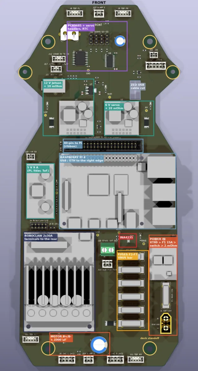 The robot's middle deck won't be acrylic with a pile of… (photo 1)