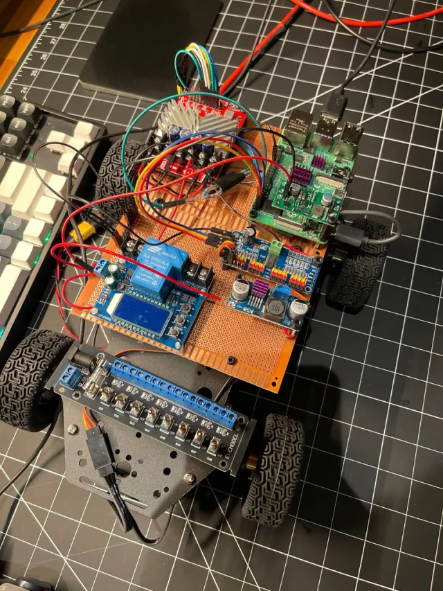 I cleared out the front part so I can install the arm… (photo)