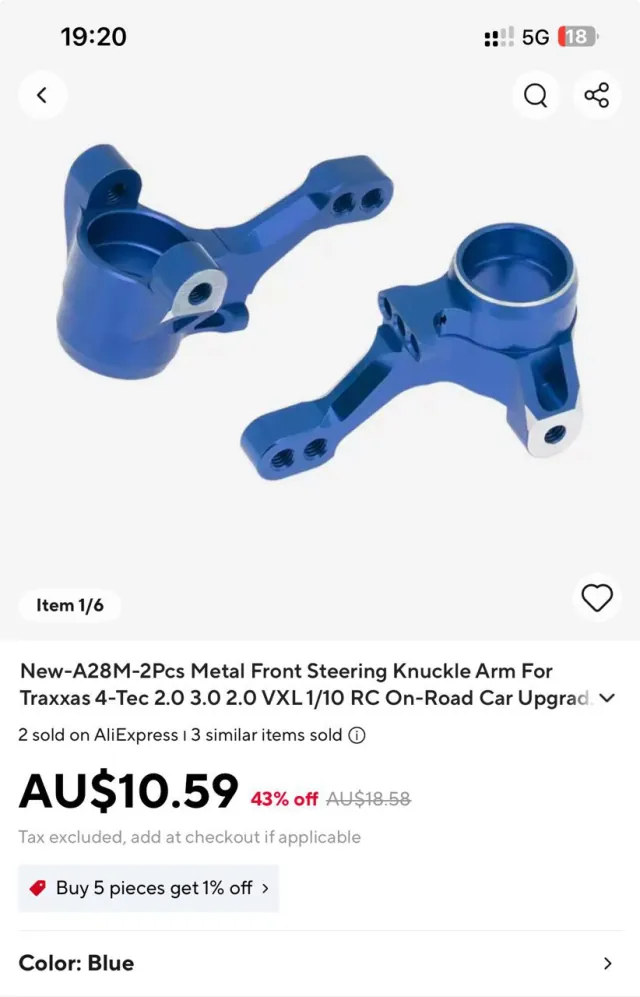 I need to check the size and shape but finding an aluminum… (photo)